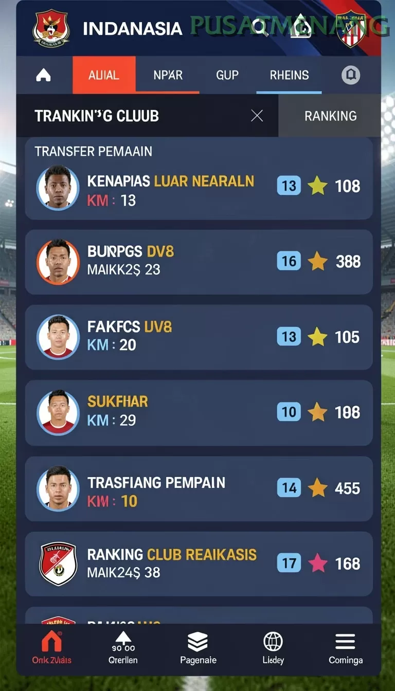 Cuplikan layar KEPO66 — aktivitas