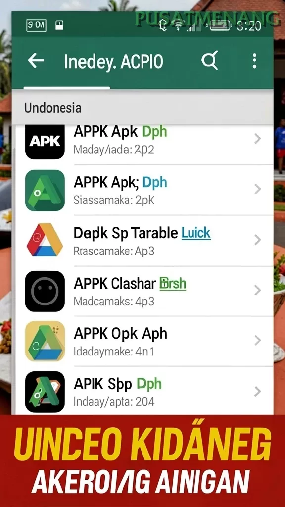 Cuplikan layar LUCKYDF — pengaturan akun